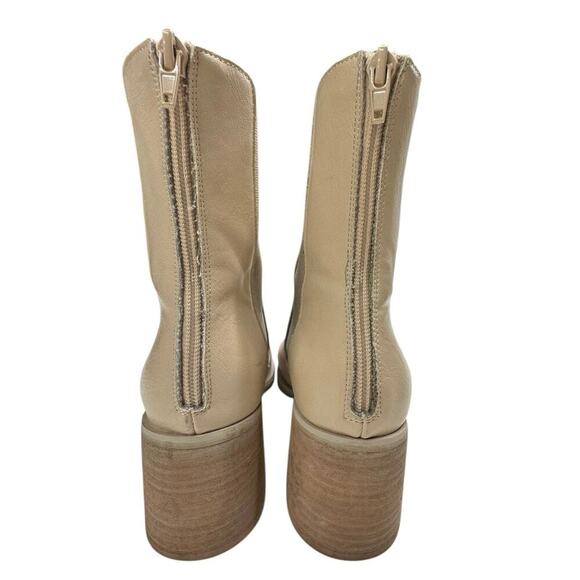 Oasis Society Olivia- Chelsea Heel Boots Neutral Color Size 7 - Picture 5 of 11